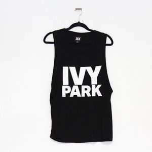 IVY PARK Black Tank Top